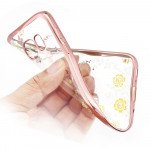 Wholesale Samsung Galaxy S7 Edge Secret Garden Electroplate Hybrid Case (Rose Gold)